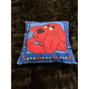 VTG Clifford Big Red Dog "Stephen " throw pillow